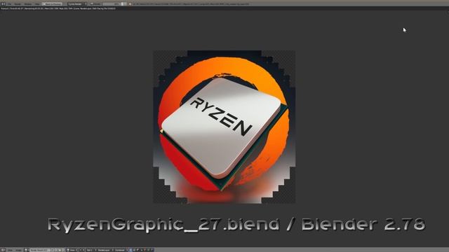 RYZEN BLENDER Test vs i7 7700K CPU - RyzenGraphic_27 – real time rendering benchmark