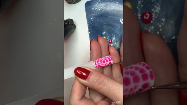 Дизайн ногтей по мокрому