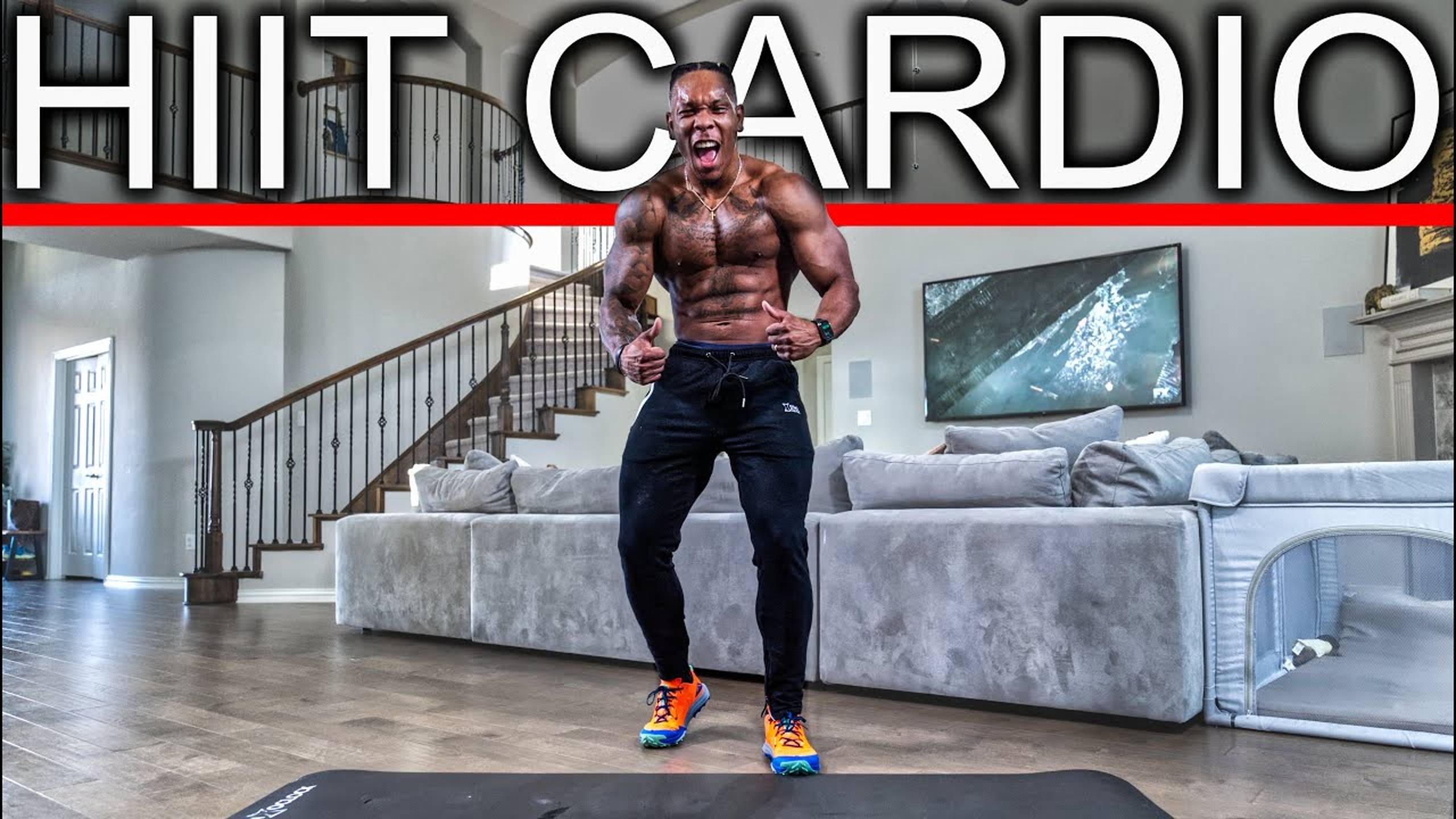 15 MINUTE INTENSE FAT BURNING HIIT CARDIO WORKOUT - BullyJuice