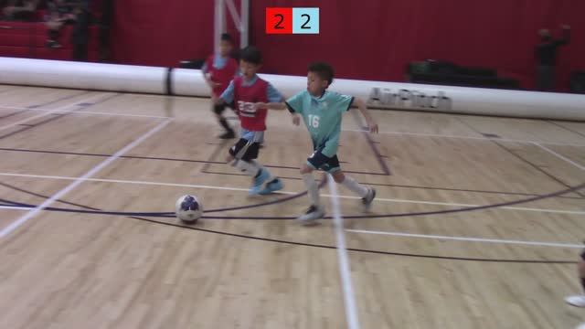 Детский Футбол в Канаде. Турнир 3 на 3. Возраст до 9 лет. Игра 2.