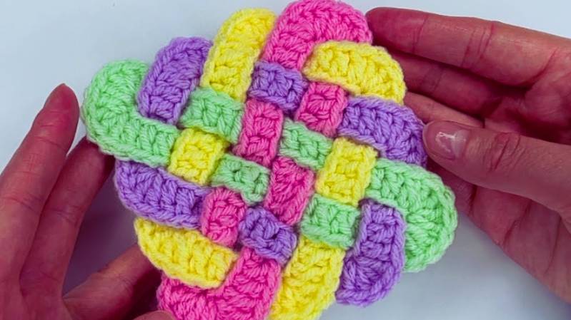 Простой мотив крючком - Вязание крючком для начинающих