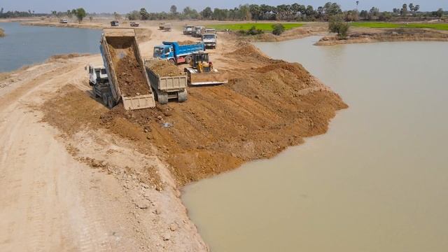 Строительство, окружная дорога неуклонно растёт