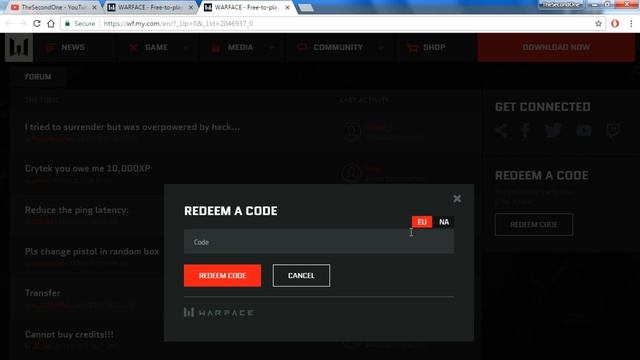Warface - How To Redeem A Code - Full Tutorial