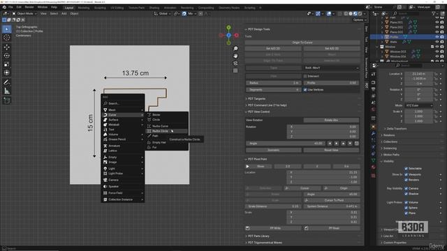 11 - Precise Modeling with Curves - 2 -Modeling from an Image Reference