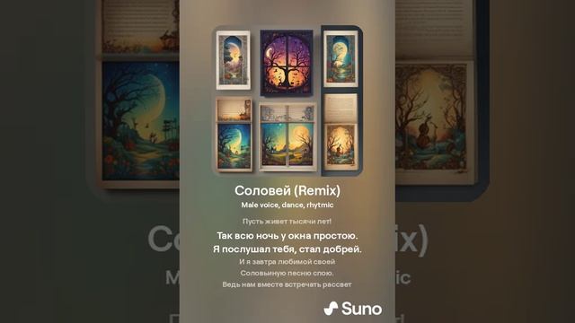 Suno (feat Алексей Коротин) - Соловей (Remix) кавер