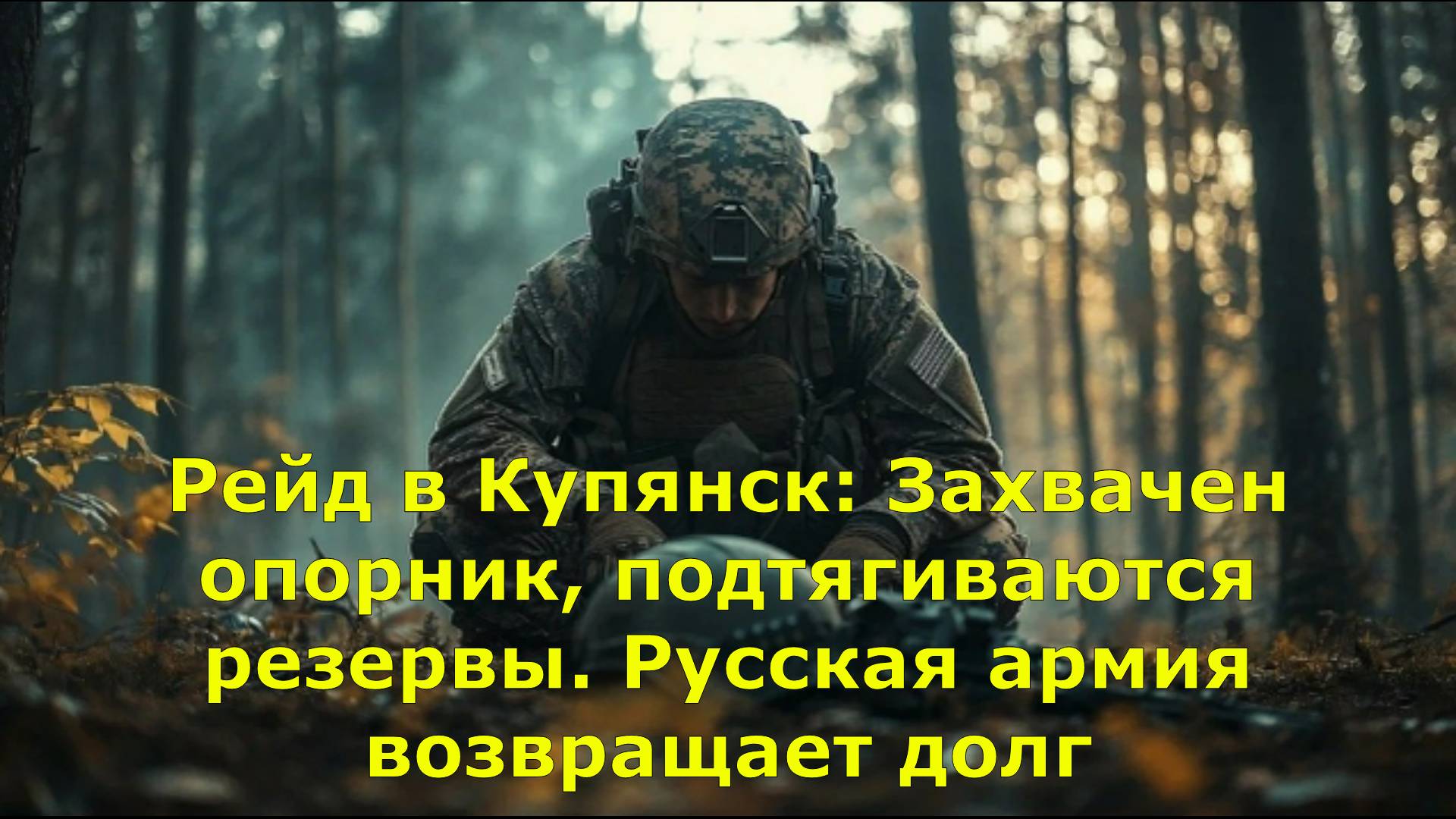 Рейд в Купянск: Захвачен опорник, подтягиваются резервы. Русская армия возвращает долг