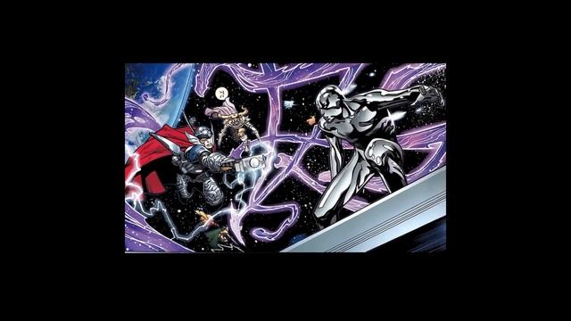 Thor and Odin vs Silver Surfer and Galactus