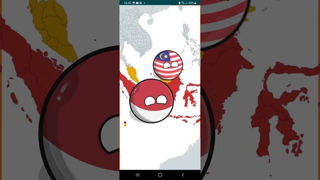 Индонезия и Малайзия поддерживают Студии Машины #рекомендации #countryballs #troolface #мем