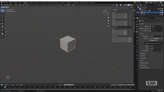 3 - Units and Numeric Input - 1 -Unit Settings for Modeling (Metric and Imperial)