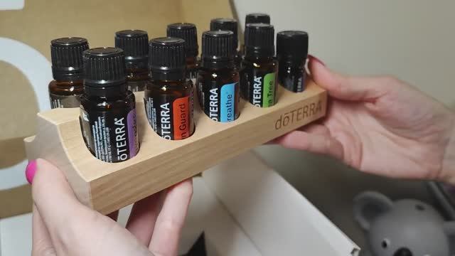 Набор эфирных масел doTERRA, Эфирный дом, 10 шт. с диффузором (новая версия набора)