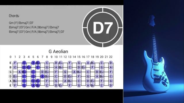 Soulful Blues Groove Guitar Backing Track Jam In Gm