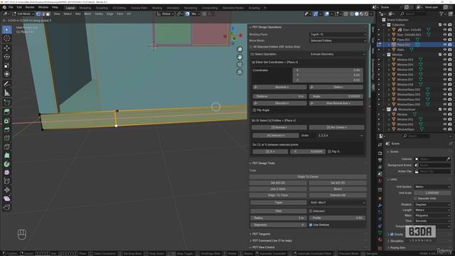 10 - Modeling the External Area - 1 -Modeling the Balcony Area