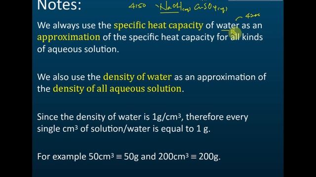 Finding the Heat of Reaction  Thermochemistry