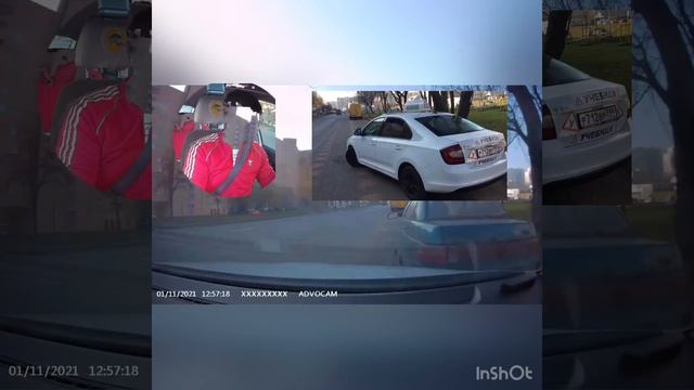 Параллельная парковка задним ходом в городе. #параллельнаяпарковка  #ВашАвтоинструктор #автошкола