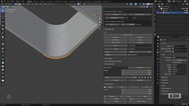 9 - From 2D to 3D in Architecture - 2 -Extracting New Parts from Existing Geometry