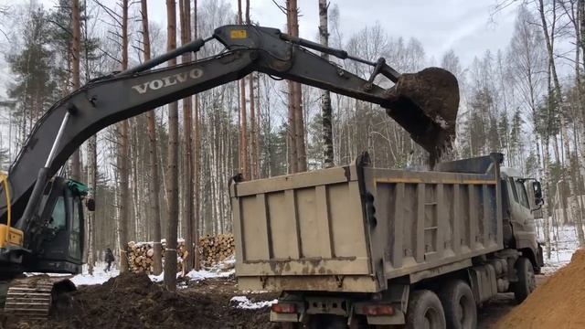 Выторфовка участка подготовка под строительство