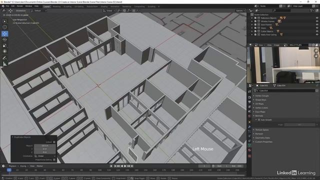 2. Modeling the Rooms - 19. Finishing the closet doors