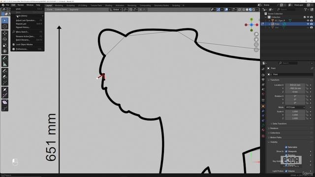 11 - Precise Modeling with Curves - 5 -Adding and Adjusting Curves