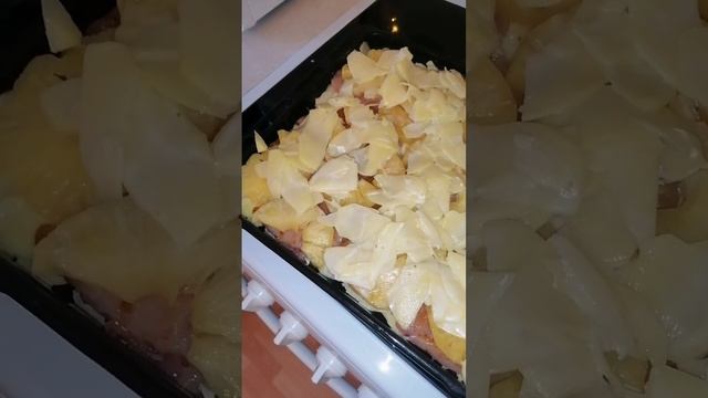 Запеканка с курицей и ананасами 🥰😜 #ШаШаШу