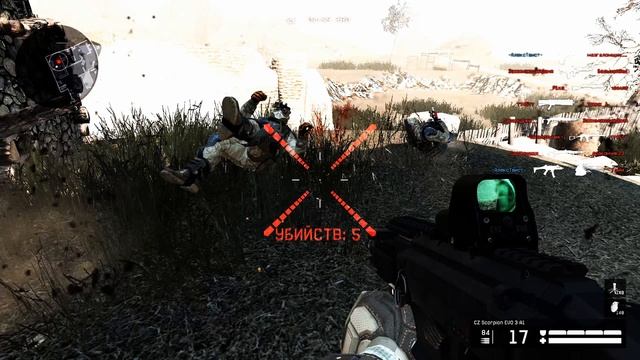 WARFACE: CZ Scorpion Evo3 A1 покидает магазин