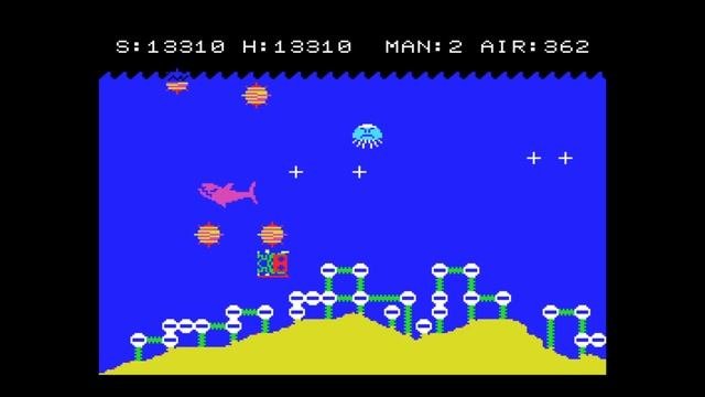 Sea Bomber / シーボンバー (MSX, 1983, Hudson Soft)