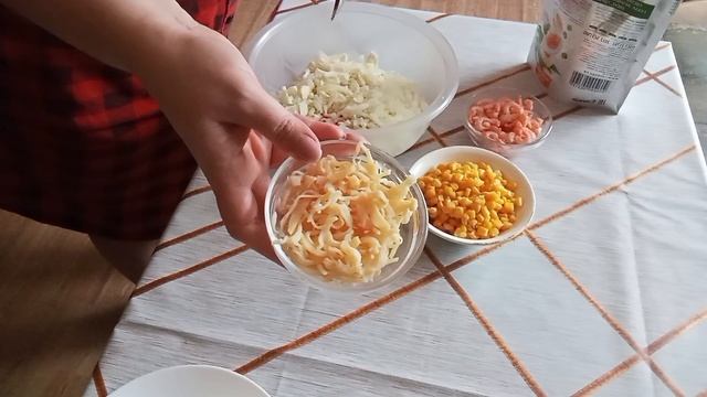 Авторский салат,Морская фантазия!!!😋😋😋