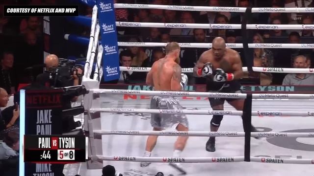 Jake Paul vs. Mike Tyson FIGHT HIGHLIGHTS 🥊 _ ESPN Ringside