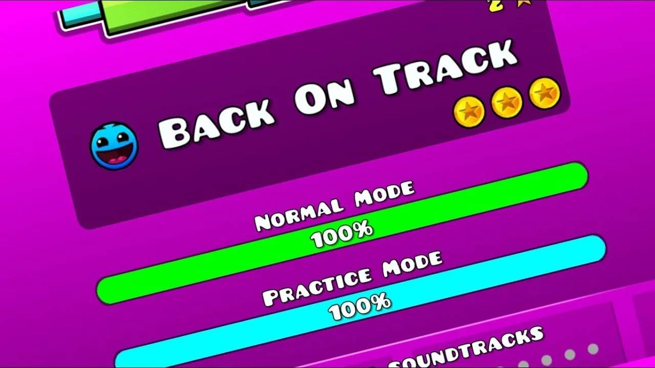 Back On Track Full В Geometry Dash // Geometry Dash