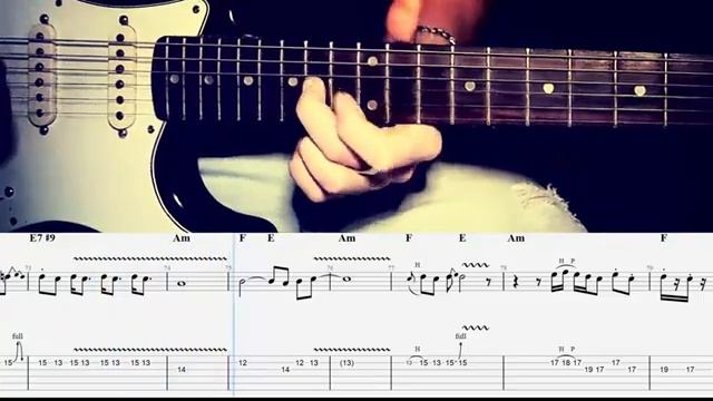 Carlos  Santana-Smooth (guitar cover,tab)
