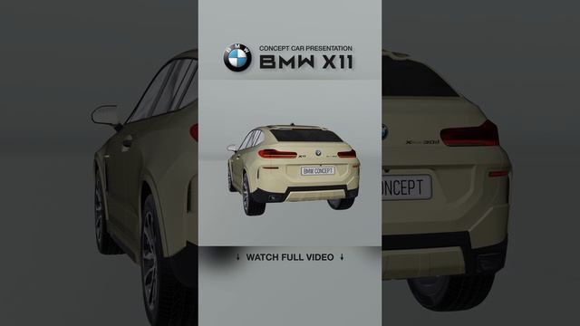 BMW X11 CONCEPT CAR YELLOW SAND - SHORTS 5