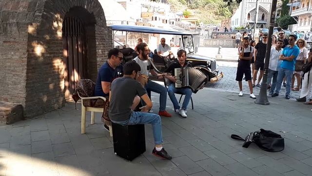 Georgian street band | Грузинская музыка на Абанотубани | Куда сходить в Тбилиси