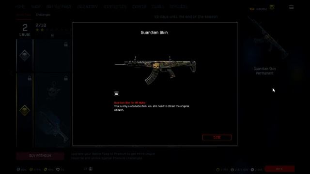 Warface  in game battle pass.