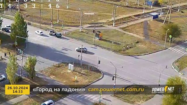 ДТП (авария г. Волжский) ул. Дружбы - ул. Оломоуцкая 26-10-2024 14-33