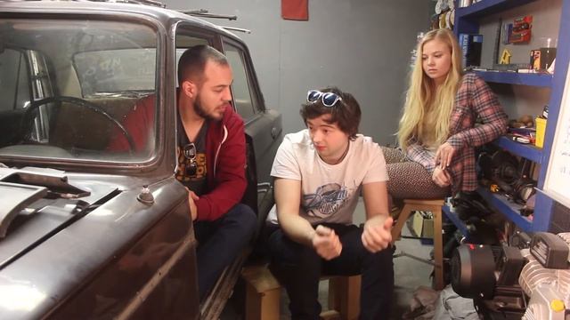 Атмосфера недостроя 4.0.  ГАЗ 21 "Волга" на пневме. Катя и Федор Dream kustoms
