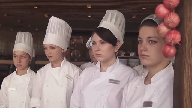 Яичница по-Ялтински на завтрак в гостинице Ялта-Интурист 2013 год
