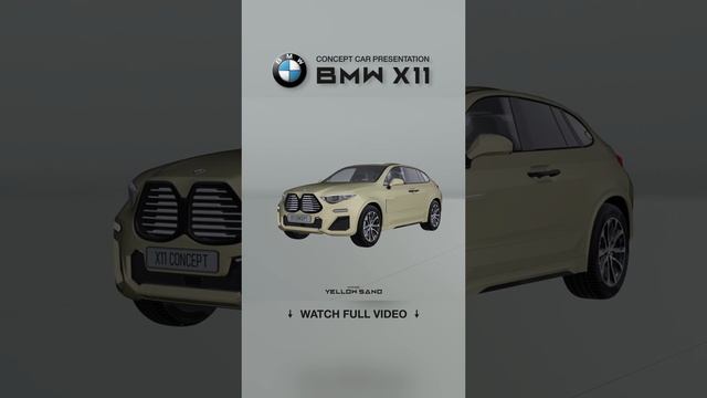 BMW X11 CONCEPT CAR YELLOW SAND - SHORTS 1