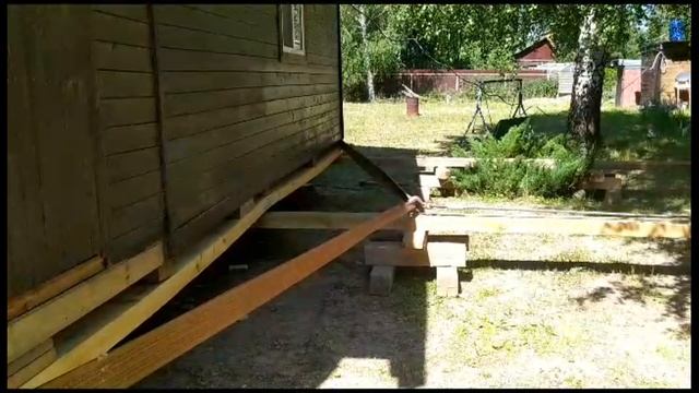 Замена фундамента, СНТ Пчелка