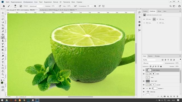 Как в фотошопе наложить текстуру. Уроки Photoshop. Фотоманипуляция