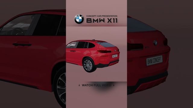 BMW X11 CONCEPT CAR CARMINE ROSE - SHORTS 2