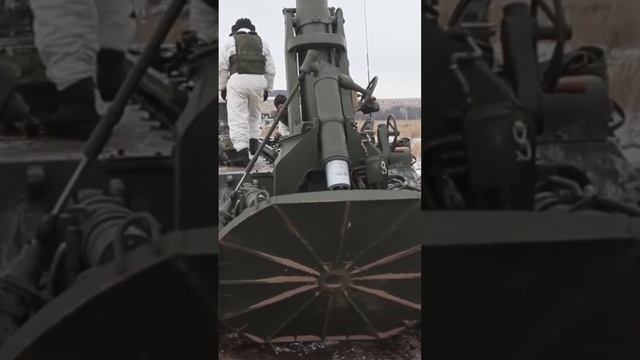 отправка 240 мм из установки 2C4