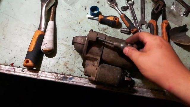 Авео т250 Стартер решения труднодоступного болта
