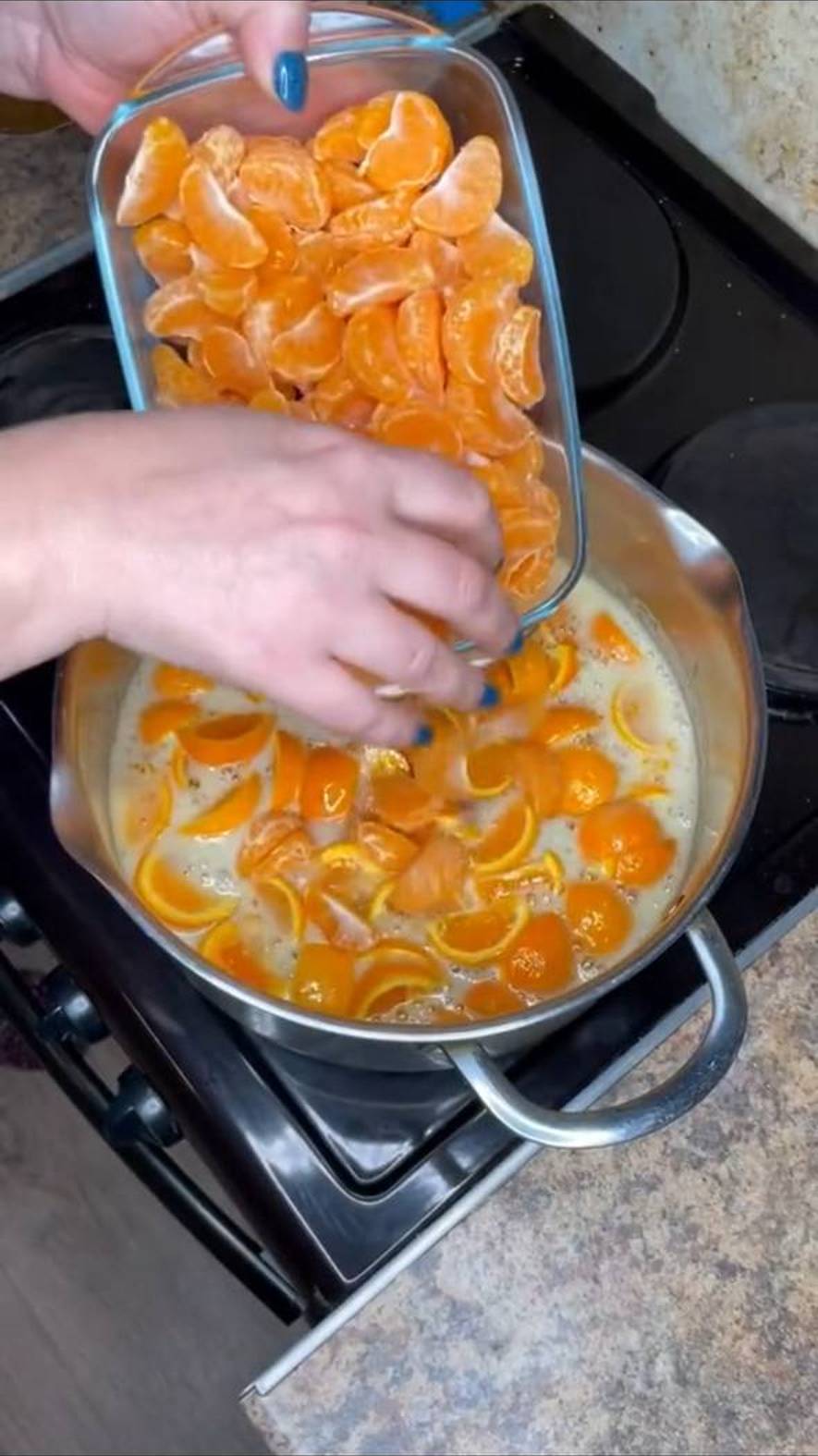 Рецепт из мандаринов 😍