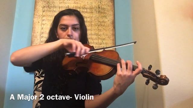 A Major 2 octave- Violin