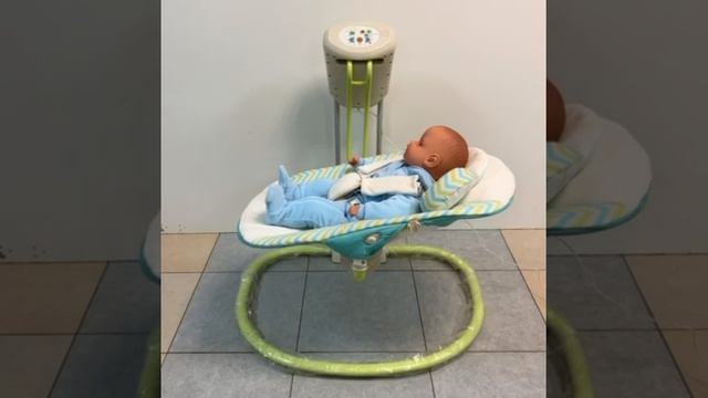 Кресло-качели Happy Baby "Relaxer" с адаптером