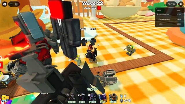 PLAYNG WITH MY FRIENDS IN TOILET TOWER DEFENCE EVENT