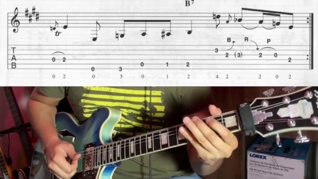 Down In The Delta-  Blues Guitar Solo in E (tab)