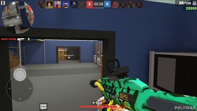 Демка в Polywar апнул топ 100 в бомбе