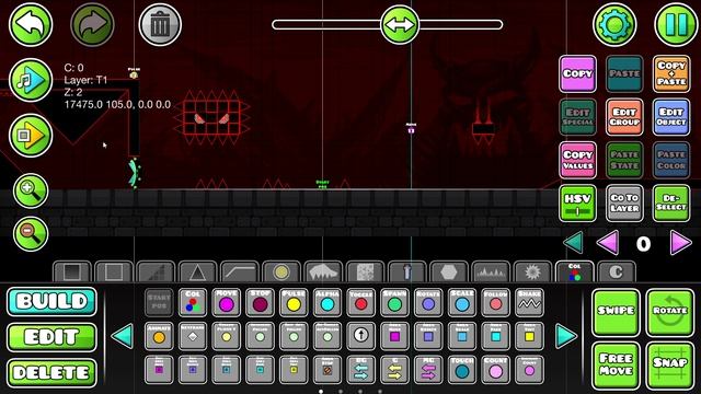 Geometry Dash показываю свой уровень Demon X !!!