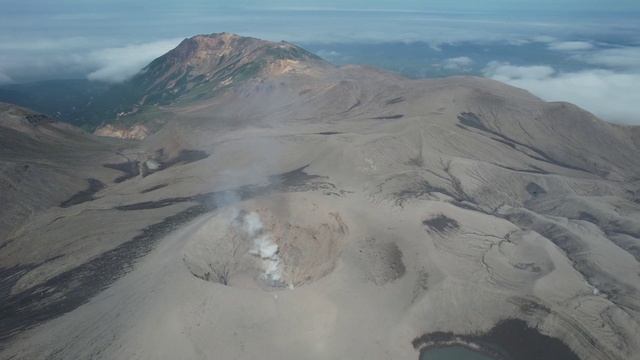 Paramushir island, Norten kurils Ebeco volcano