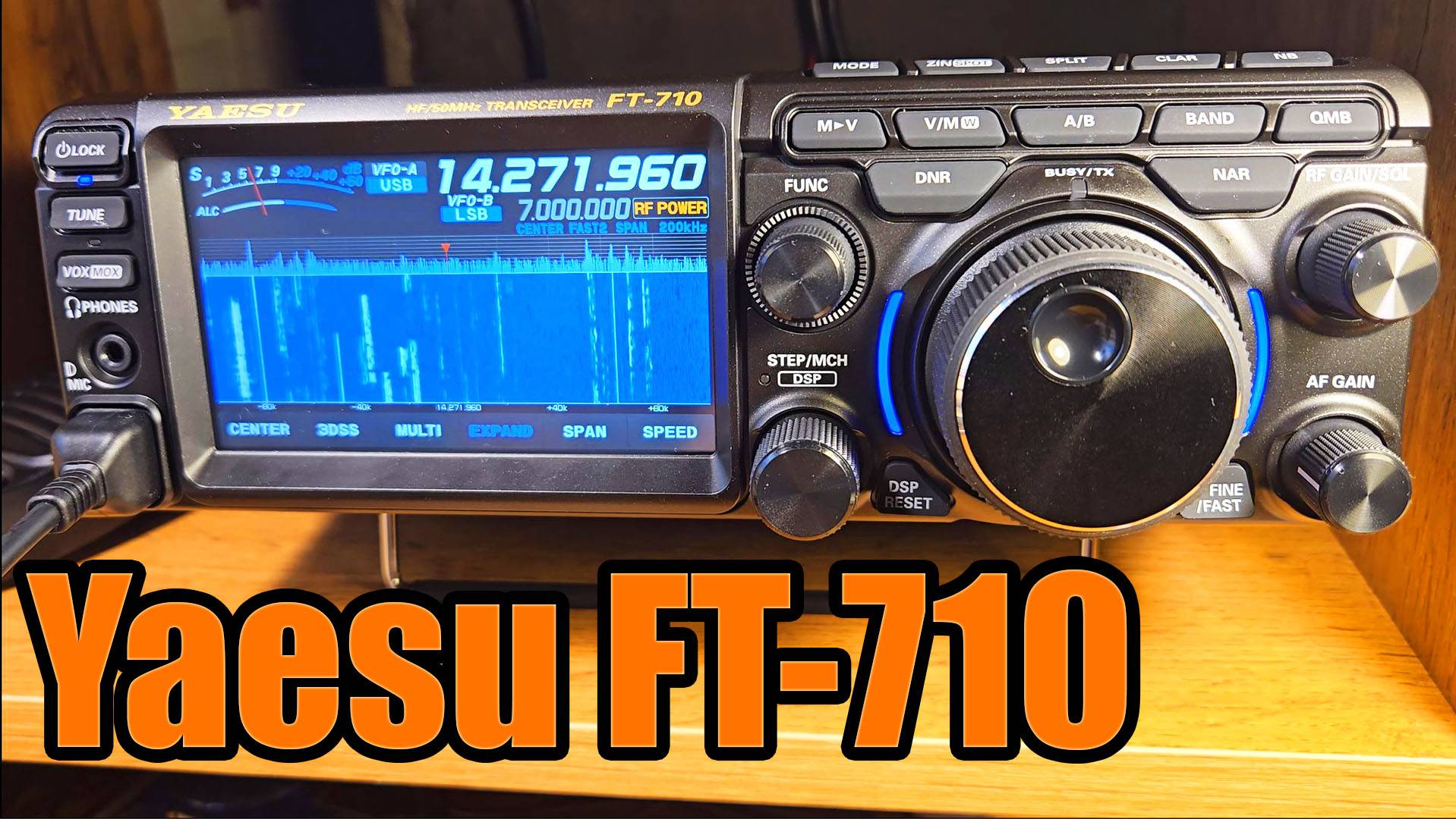 Yaesu FT710 краткий обзор и первый тест